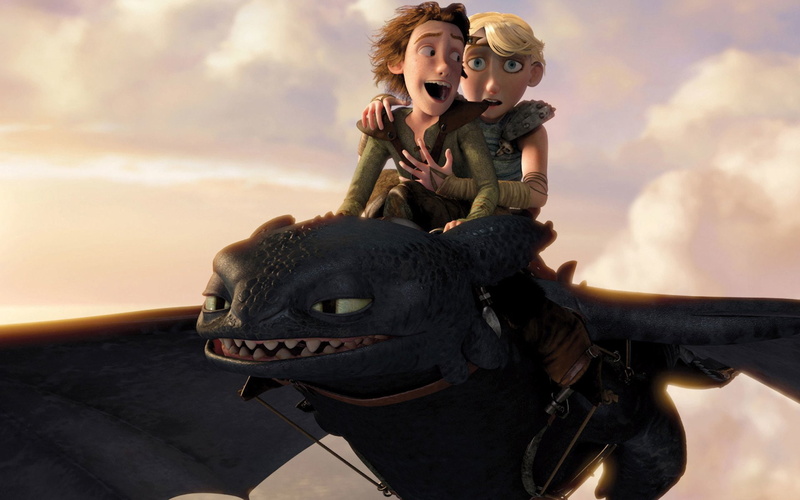 Astrid (How to Train Your Dragon), Movie, How To Train Your Dragon, 1080P, Toothless (How to Train Your Dragon), Hiccup (How to Train Your Dragon)