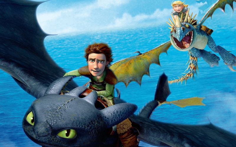 adult, Hiccup (How to Train Your Dragon), Toothless (How to Train Your Dragon), Movie, Astrid (How to Train Your Dragon), animal wildlife, young adult