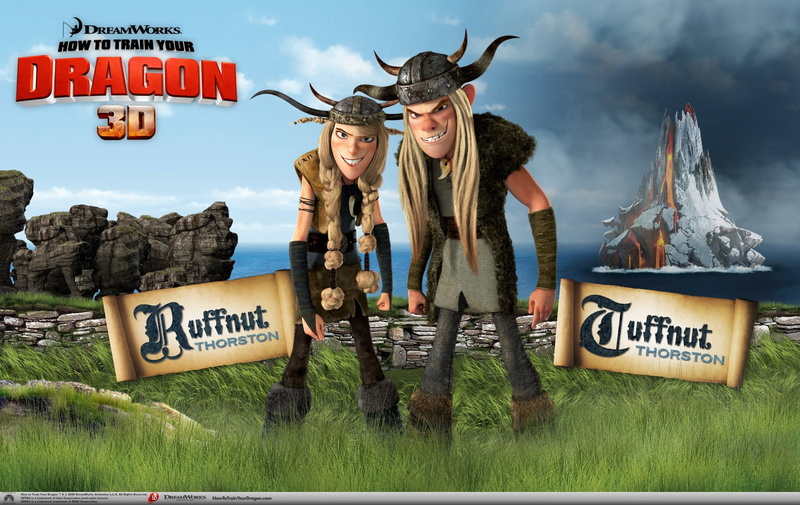 Movie, Tuffnut (How to Train Your Dragon), How To Train Your Dragon, Ruffnut (How to Train Your Dragon), 720P