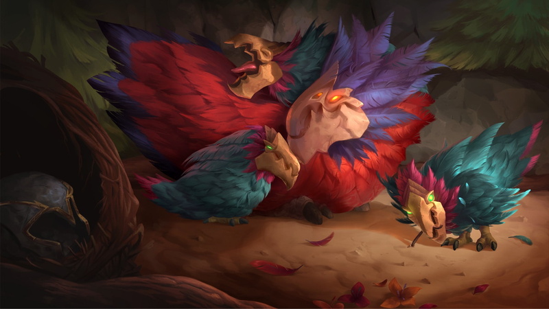 nature, full frame, bird, multi colored, 1080P, close-up, no people, group of animals, livestock, feather, League of Legends, domestic, animal themes