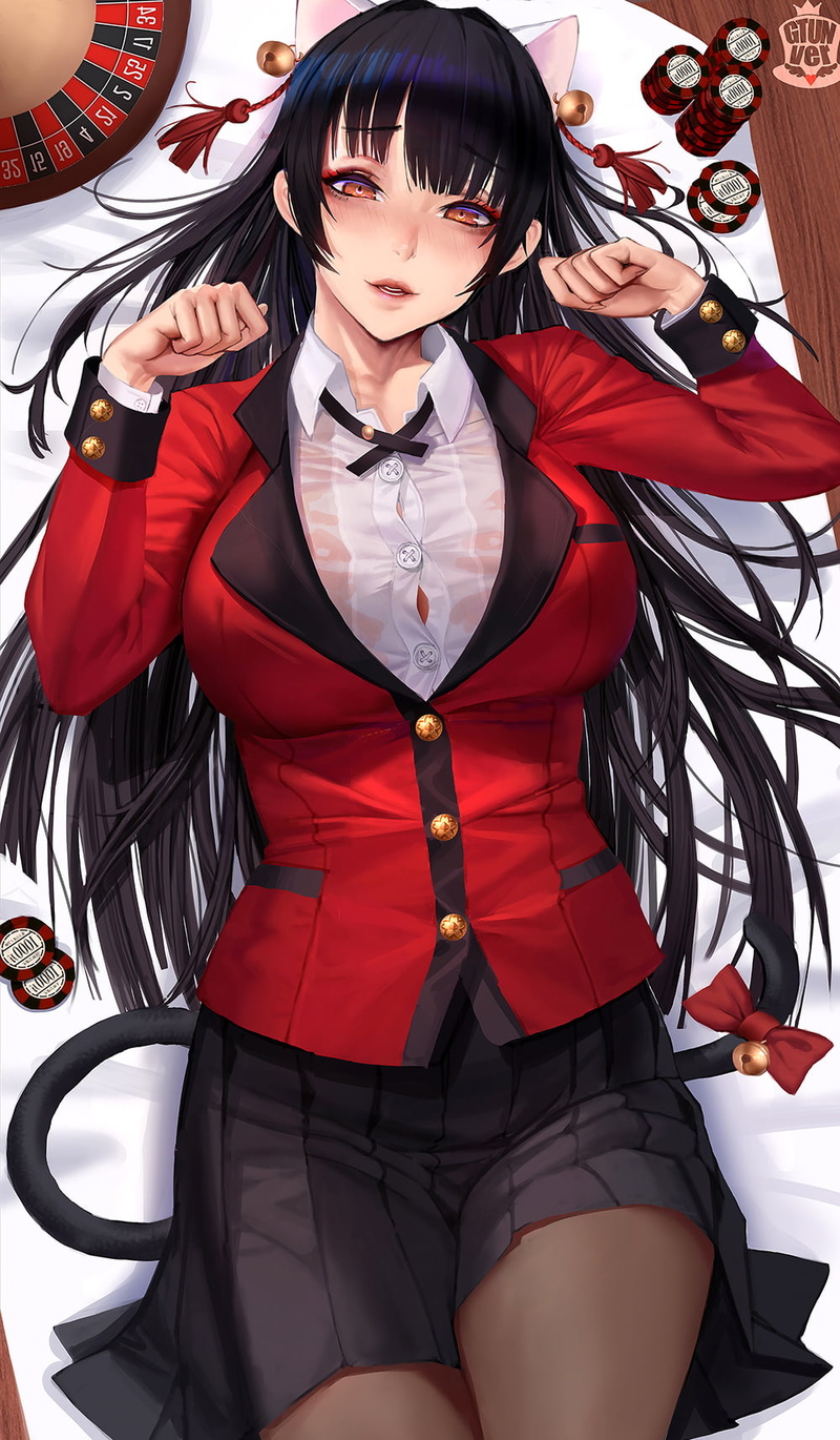 Anime Jabami Yumeko Gtunver Anime Girls Kakegurui 720p Vertical Phone Hd Wallpaper 3485