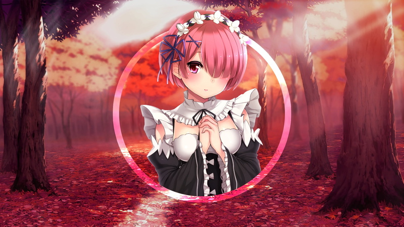 Anime girl, 1080P, Anime, Re:Zero - Starting Life in Another World, Life in a different world from zero, Ram (Re: Zero), RAM, re:zero kara hajime chip