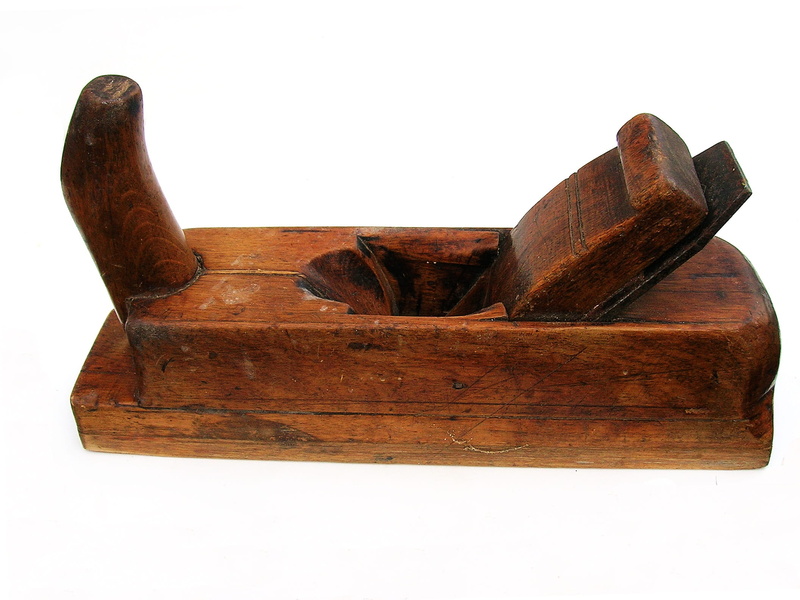 Tool, still life, alignment, studio shot, Plane, indoors, rusty, man made, cut out, antique, obsolete, equipment, man made object, master, old, no people