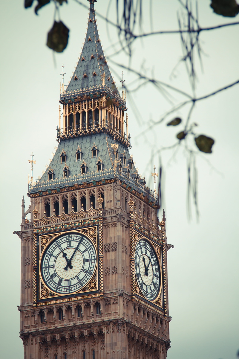 low angle view, city, spire, 5K, architecture, building exterior, day, united kingdom, tall - high, architect, Big Ben, travel, tower, London, focus on foreground