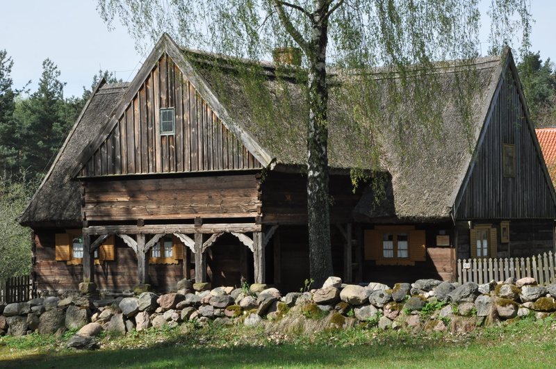 group of animals, animal themes, grass, animal, cottage, livestock, day, nature, 4K, open air museum, no people, building, the museum, building exterior