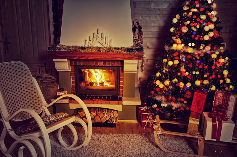 glowing, red, holiday - event, merry christmas, decoration, burning, light - Natural Phenomenon, domestic Room, home Interior, black, holiday celebration