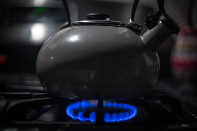 flame, domestic Kitchen, gas stove burner, close-up, range, preparation, household equipment, heating, heat - Temperature, oven, domestic room, teapot