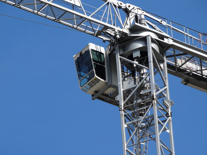 technology, industry, blue, low angle view, girder, lift loads, arts culture and entertainment, day, load crane, amusement park, architecture, 5K, outdoors