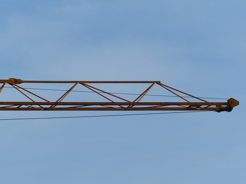 4K, lift loads, copy space, day, Crane, Build, site, industry, blue, development, construction industry, nature, outdoors, no people, clear sky, last