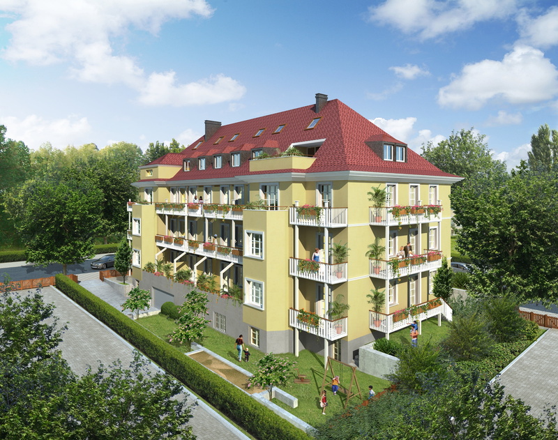 growth, landscape, villa, multi-family home, plant, high angle view, tree, built structure, building exterior, building, sky, apartment, visualization 3d