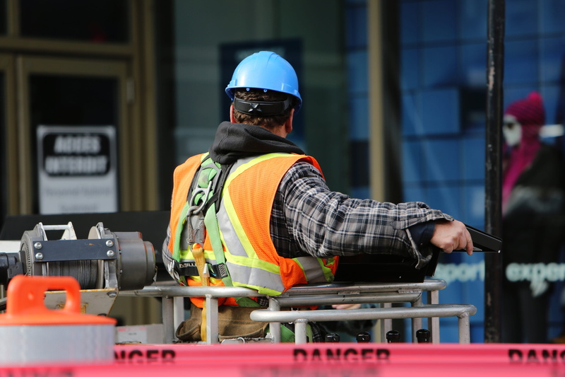 zone, danger, worker, men, vest, construction, signs, 5K, working, helmet, hat, construction worker, hardhat, security, construction industry, tape, occupation