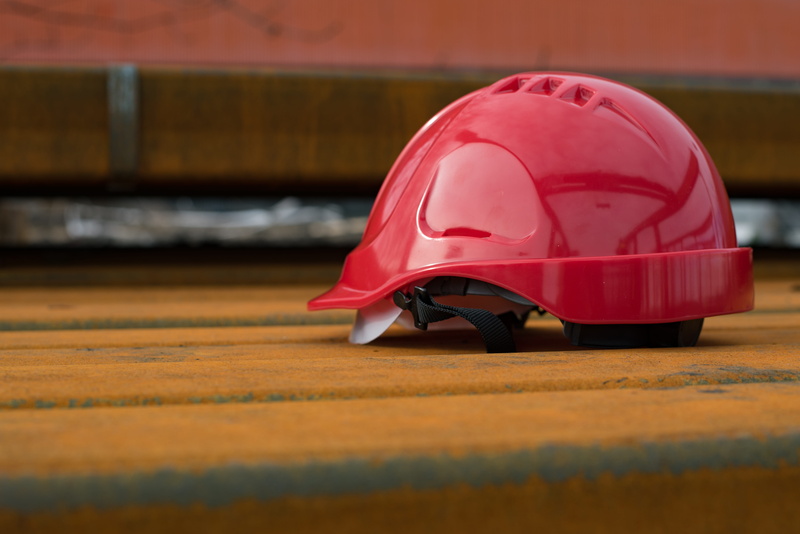 iron, red, people, mode of transportation, wood, wheel, metal, 5K, brown, day, work protection, side view, building, working, construction, outdoors, speed