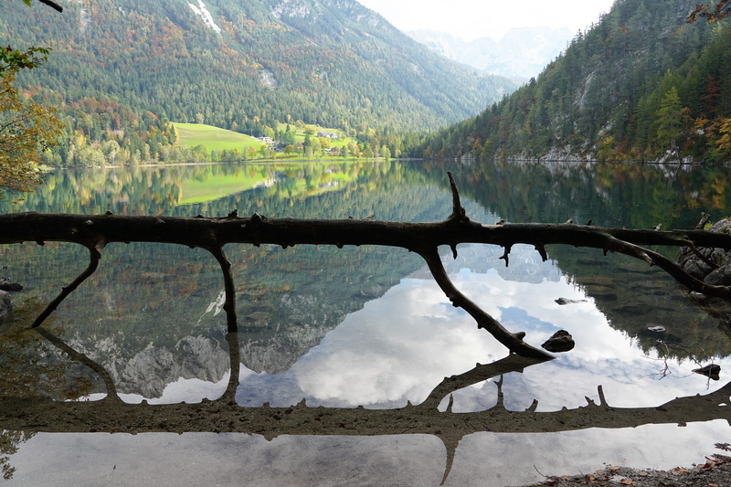 austria, tranquility, water, ellmau, snow, rest, sky, elmau, mountain range, mountains, bridge - man made structure, holidays, stones, wilderkaiser, lake view