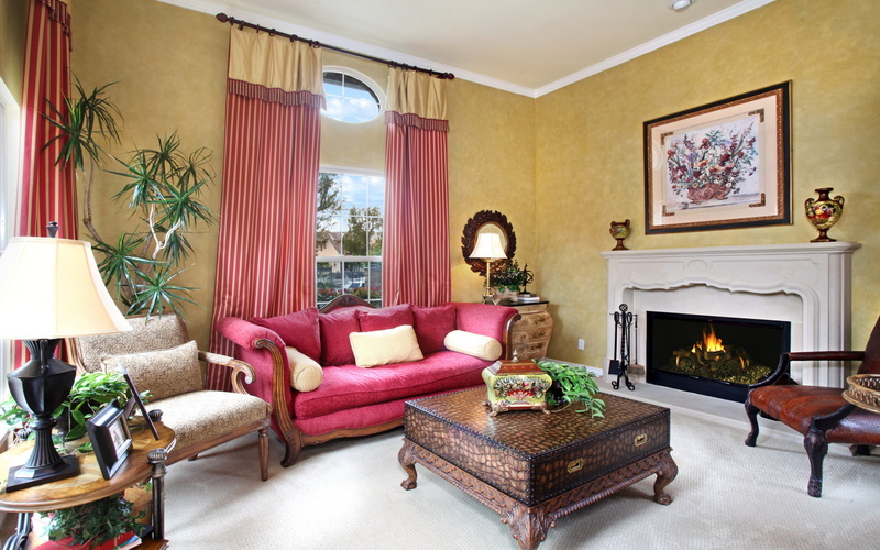 2K, no People, cushion, table, decoration, electric Lamp, wealth, wooden, wall - Building Feature, mantelpiece, coffee table, furniture, luxury, home Showcase Interior