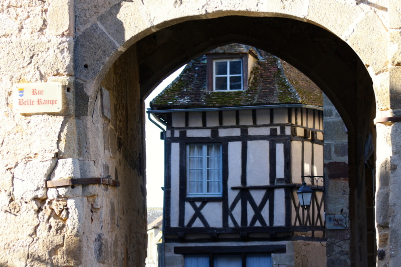 house, 2K, built structure, stone wall, building exterior, security, building, door, nature, st benoit du sault france, outdoors, wall, arched, french timber framed building