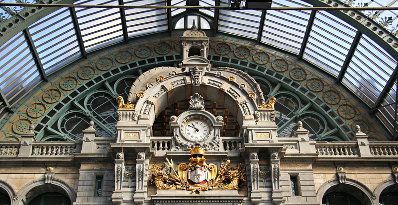 5K, window, artfully, ornament, spirituality, no people, Clock, verschnörkelt, ceiling, central station, antique, building, statue, railway station, ornate
