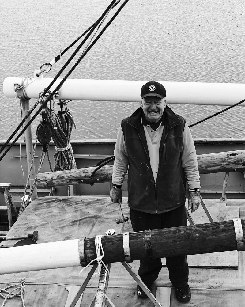 front view, men, boat, seaman, man, young men, full length, travel, cyclist, body, 2K, port adelaide, people, standing, bicycle, person, sport, grayscale