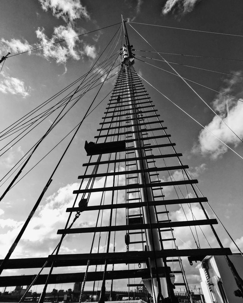 2K, office building exterior, day, sky, skyscraper, its port adelaide, sailing, no people, built structure, transportation, connection, low angle view