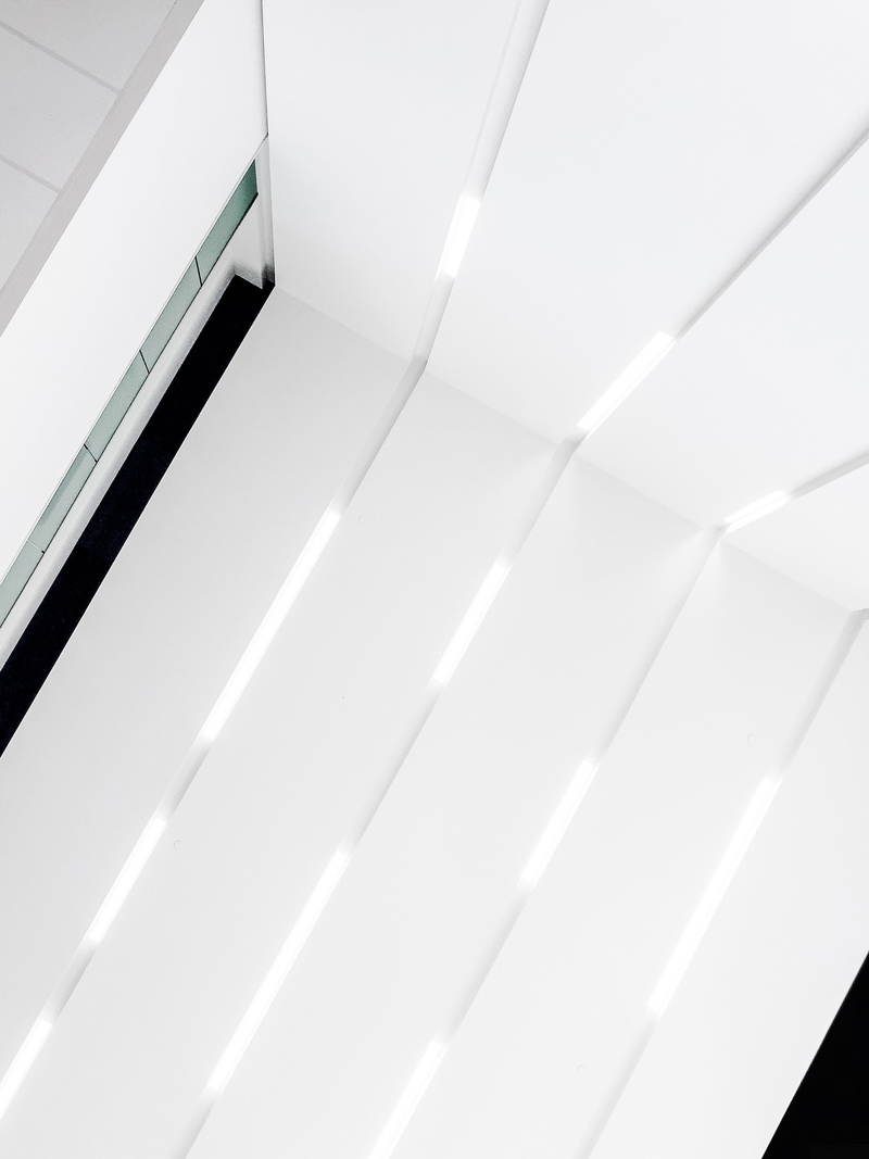 indoors, white, home interior, abstract, built structure, building, technology, untitled, modern, pattern, white color, full frame, day, roof beam, furniture