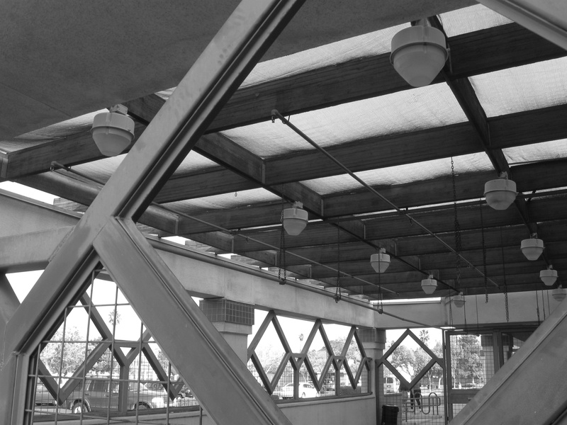 san bernardino, built structure, design, lighting equipment, roof, building, architecture perspective, skylight, girder, day, 2K, ceiling, architectural column