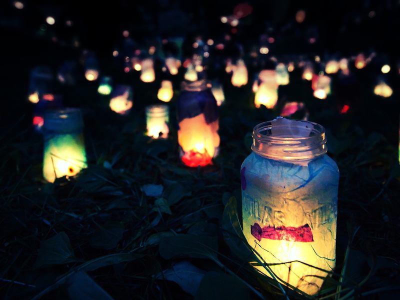 nature, lantern, flame, illuminated, focus on foreground, religion, electric lamp, burning, environment, night, close-up, decoration, 2K, lights, depth of field