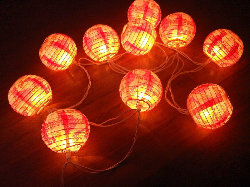 720P, light, new year, 2015, lampions, night