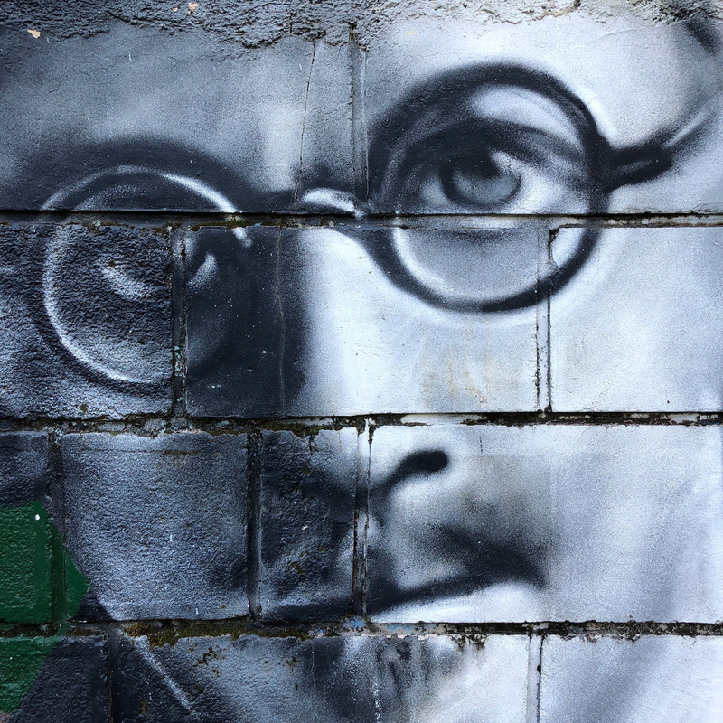 face, grey, person, graffiti, day, no people, unnamed road, protection, backgrounds, human, wall - building feature, close-up, textured, built structure