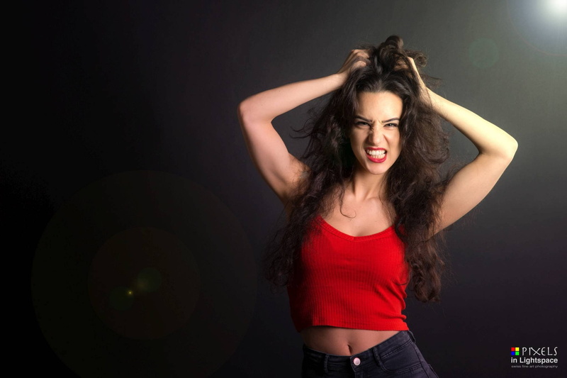 1080P, angry, women, model, arms up, watermarked