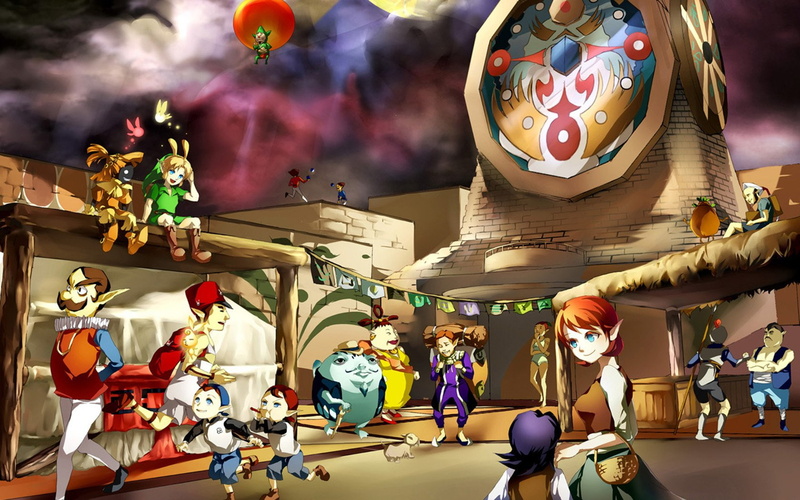 video, 720P, clocktowers, legend, zelda, majoras, games, link, mask