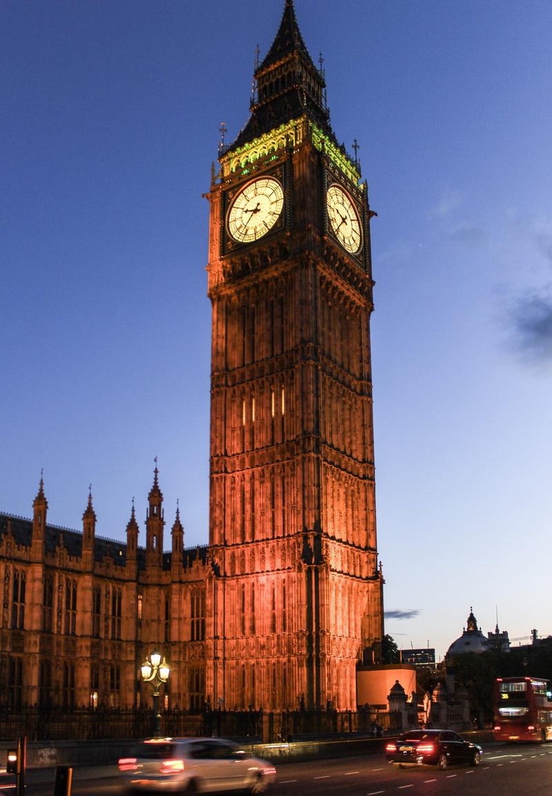 abendstimmung, 4K, sunset, transportation, london, architecture, nature, building, clock, street scene, illuminated, tall - high, river, sky, government