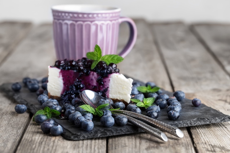 Berry, 1080P, Dessert, Fruit, Blueberry, Food, Pastry, Cheesecake, Still Life