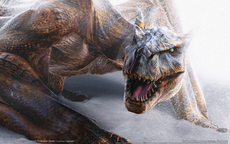 720P, Monster Hunter, Tigrex, dragon