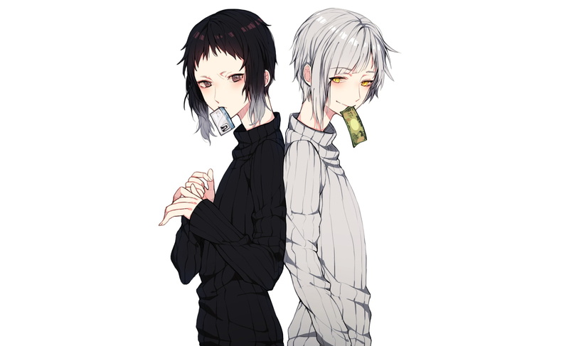 Ryūnosuke Akutagawa, Atsushi Nakajima, Anime, 1080P, Bungou Stray Dogs