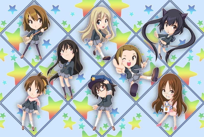 mugi, sawako, anime, nodoka, chibi, ritsu, anime-girls, k, 720P, tsumugi, azusa, k--on