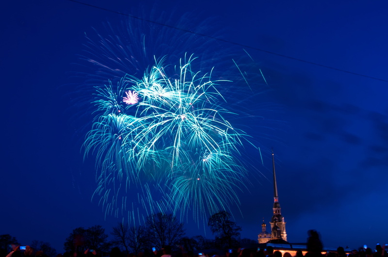 georges ribbon, city, architecture, nature, low angle view, event, fireworks, memory, may 9, light, illuminated, firework display, motion, nightlife, victory day