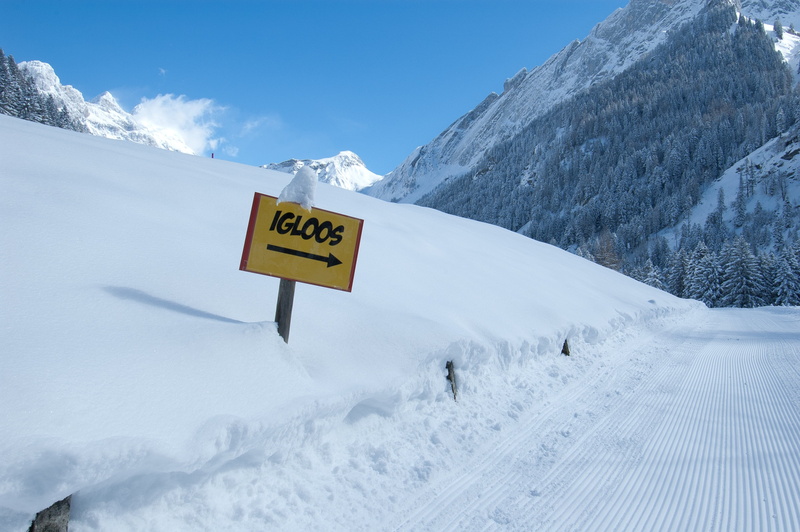 guidance, sky, beauty in nature, outdoors, day, nature, blue, refuge, glacial, sign, road sign, winter landscape, cold, scenics - nature, igloo, white