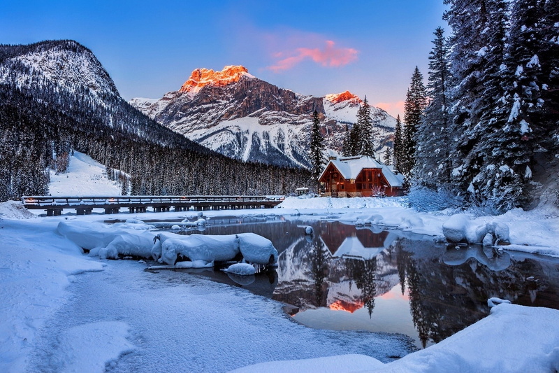 mountain range, coniferous tree, Snow, Igloo, landscape, nature, tree, pine woodland, scenics - nature, water, snowcapped mountain, environment, mountain
