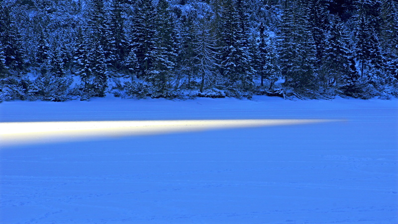 outdoors, nature, frozen water, idyllic, blue, igloo, beauty in nature, frozen, tranquil scene, coniferous tree, land, landscape, 5K, pine tree, plant