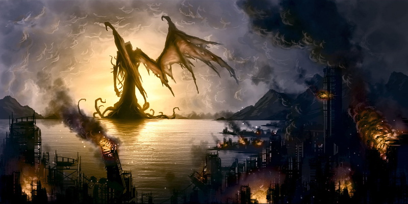 1080P, destruction, demon, fantasy art