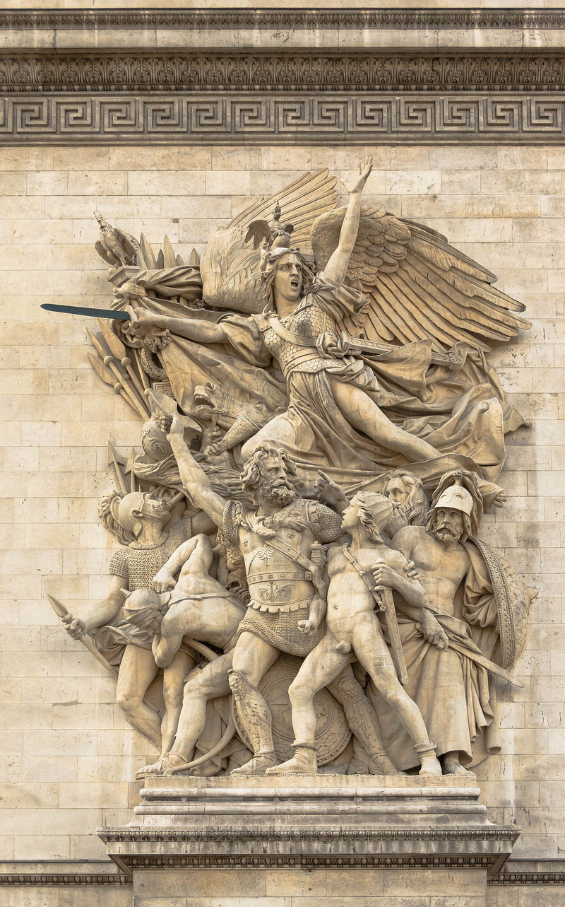 la marseillaise, architecture, history, culture, landmark, city, bas-relief, day, de, craft, male likeness, art and craft, ancient, structure, building exterior