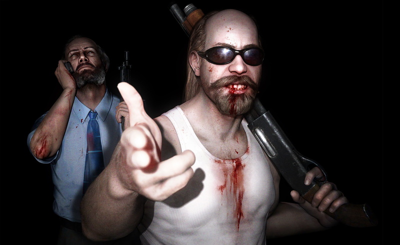 dark, people, smoking, men, handgun, spooky, glasses, gangster, looking at camera, studio shot, young adult, males, indoors, blood, black background, human Face