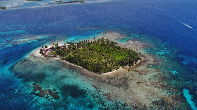 shore, remote, birds eye view, island, sea, bay, 5K, aerial, plant, logo, unnamed road, atoll, panama, beauty in nature, turquoise colored, nature, ocean