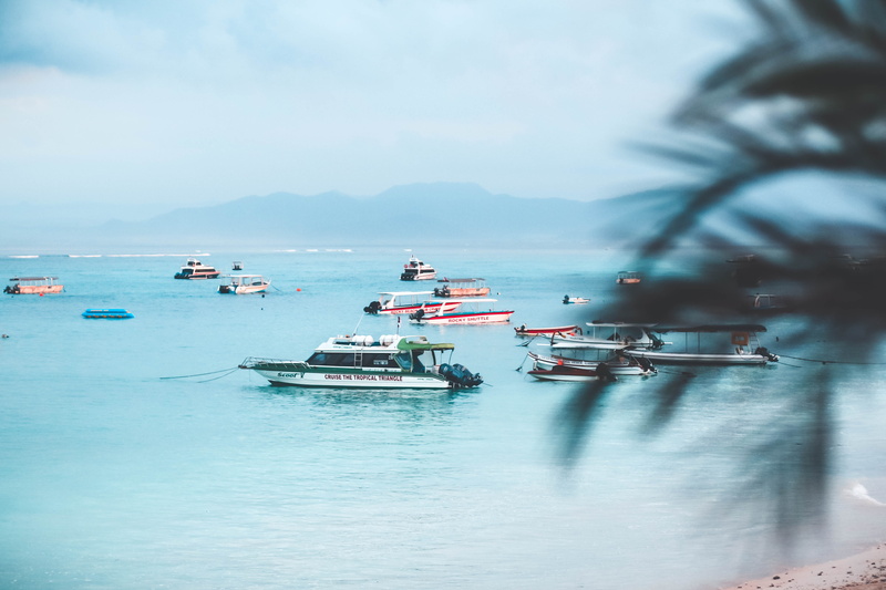 transportation, lembongan island, passenger craft, daytime, port, yacht, pier, dock, ferry, nature, calm, sailboat, vessel, coast, shoreline, sea, no people