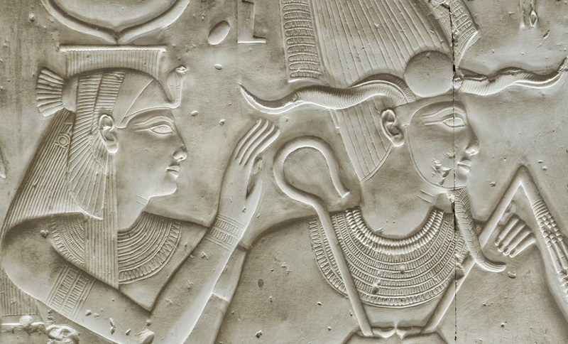 Egyptian mythology, 4K, reliefs