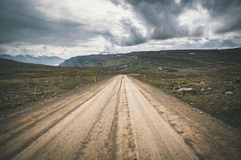 cloud, brown, outdoor, overcast, the way forward, iceland, path, transportation, cloud - sky, onward, black, concrete, mountain range, nature, cloudy, mountain