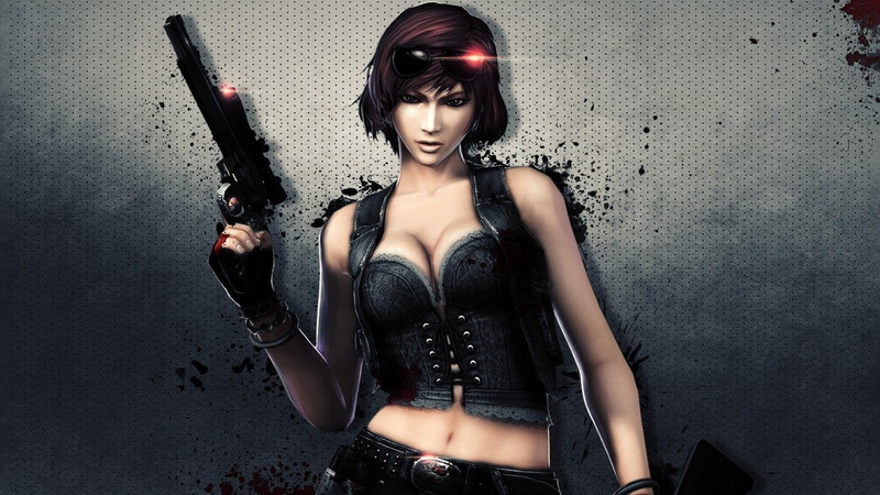 dark, beautiful woman, one person, make-up, portrait, beauty, Point Blank, young adult, adult, Video Game, indoors, standing, black color, fashion, 1080P