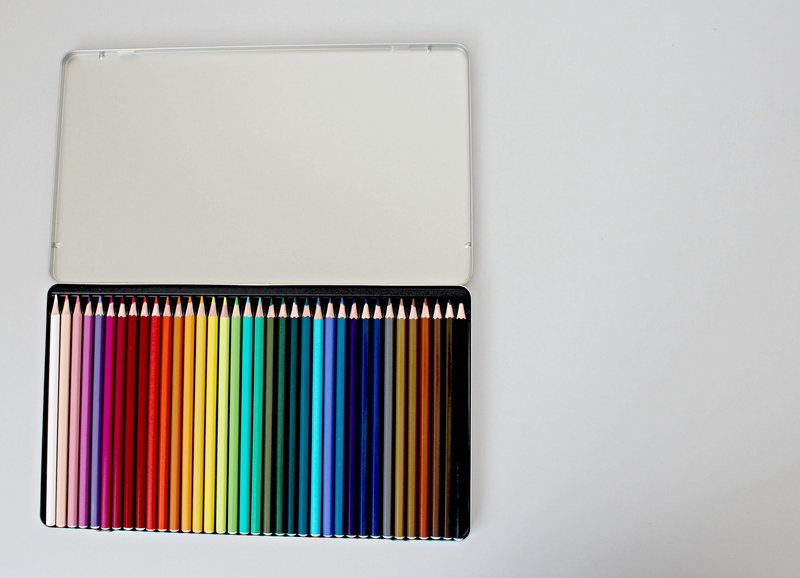 pencils, colors, 4K, creativity, large group of objects, still life, drawing, variation, multi colored, close-up, flatlay, writing instrument, motley