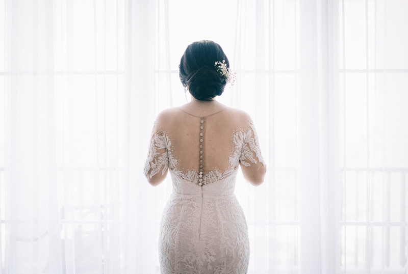 women, waist up, wedding, white dress, gown, person, three quarter length, clothing, wear, woman, 5K, window, wearing, hair, pose, white, daytime, near