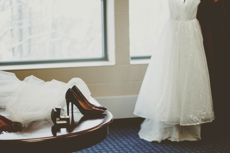 dress, transparent, wedding dress, low section, shoe, near, wedding gown, wear, indoors, bed, women, bride, bedroom, celebration, window, 5K, white color