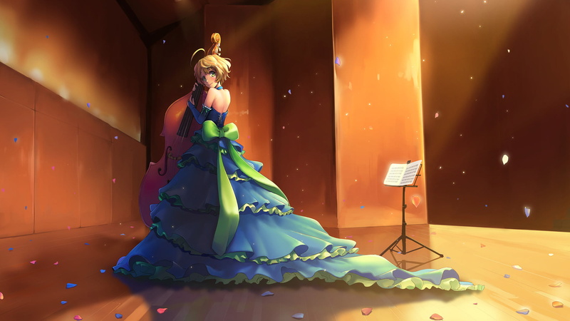 full length, event, newlywed, one person, flower arrangement, life events, clothing, short hair, dress, musical instrument, evening gown, couple - relationship